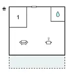 1 Bedroom In Appartamento Vir