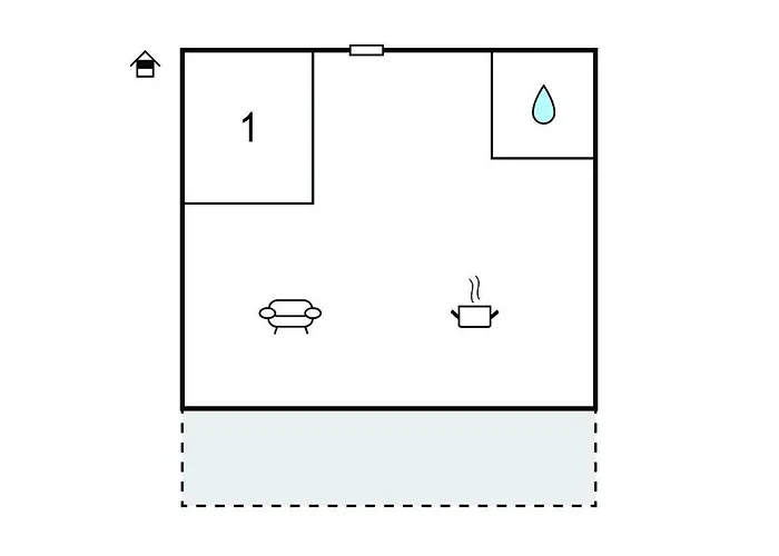 1 Bedroom In Apartmán Vir